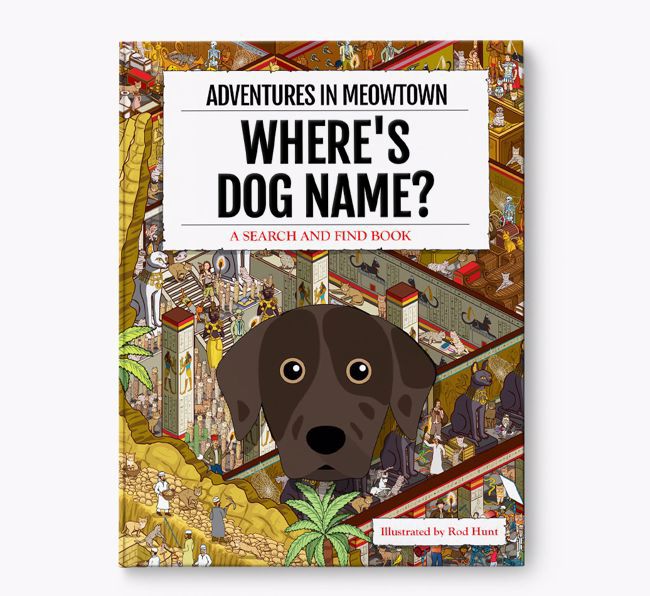 Personalised Catahoula Leopard Dog Book: Where's Dog Name? Volume 2